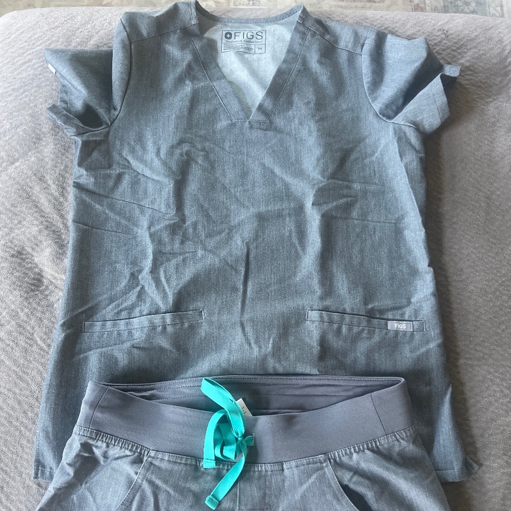 Figs scrub set Graphite XS/XSP